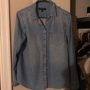 Denim button down shirt